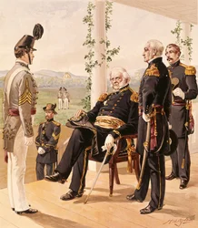 Uniforms of the American army, 1858-61, utgiven av G.H. Buek and Company, 1885